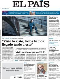 Portada El País 2020-06-07