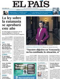 Portada El País 2020-02-09