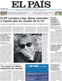 Portada El País 2020-06-12