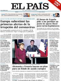 Portada El País 2020-05-19