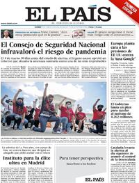 Portada El País 2020-06-19