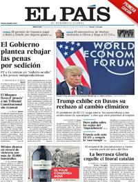 Portada El País 2020-01-22