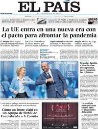 Portada El País 2020-07-22