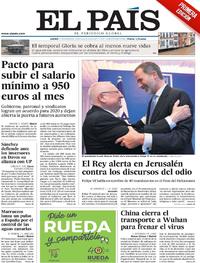 Portada El País 2020-01-23