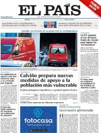 Portada El País 2020-03-24