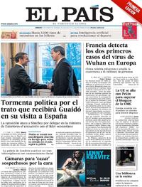 Portada El País 2020-01-25