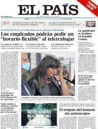 Portada El País 2020-06-26