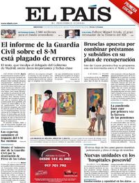 Portada El País 2020-05-27