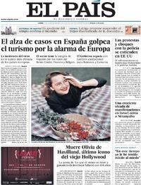 Portada El País 2020-07-27