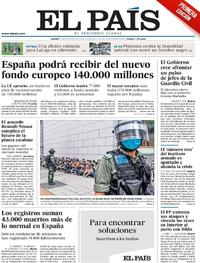 Portada El País 2020-05-28