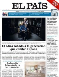 Portada El País 2020-06-28