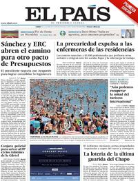 Portada El País 2021-07-05