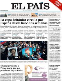 Portada El País 2021-01-06