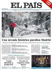 Portada El País 2021-01-10
