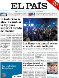Portada El País 2021-05-10