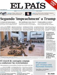 Portada El País 2021-01-14
