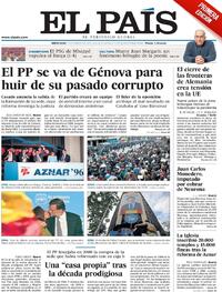 Portada El País 2021-02-17