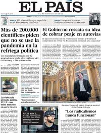 Portada El País 2021-04-17