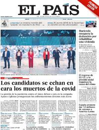 Portada El País 2021-04-22