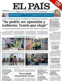 Portada El País 2021-01-31
