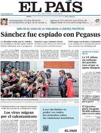 Portada El País 2022-05-03