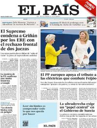 Portada El País 2022-09-15