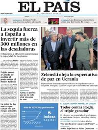Portada El País 2022-08-19