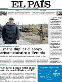 Portada El País 2022-04-22