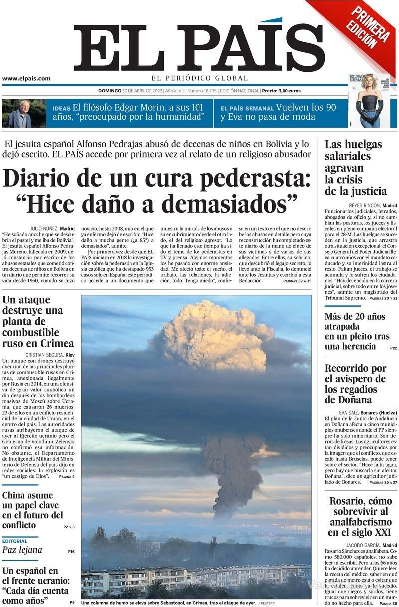 Portada El País 2023-05-01