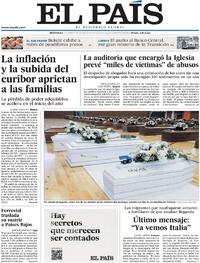 Portada El País 2023-03-01
