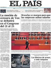 Portada El País 2023-03-13