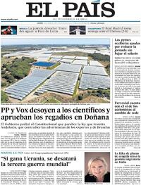 Portada El País 2023-04-13