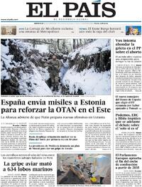 Portada El País 2023-02-15