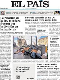 Portada El País 2023-03-15