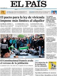 Portada El País 2023-04-15