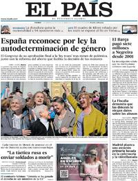 Portada El País 2023-02-17