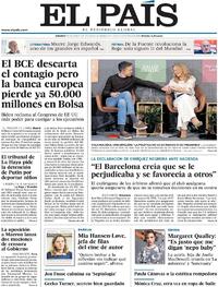 Portada El País 2023-03-18