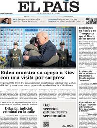 Portada El País 2023-02-21