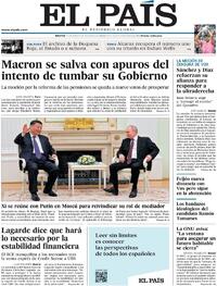 Portada El País 2023-03-21
