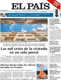 Portada El País 2023-03-26