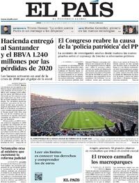 Portada El País 2023-03-27