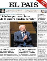 Portada El País 2023-04-27