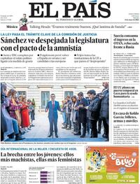 Portada El País 2024-03-08