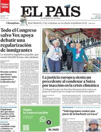 Portada El País 2024-04-10