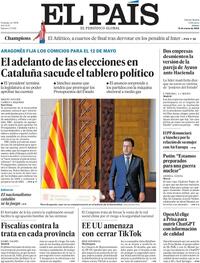 Portada El País 2024-03-14