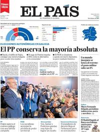 Portada El País 2024-02-19