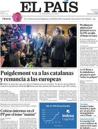 Portada El País 2024-03-22