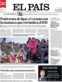 Portada El País 2024-03-24