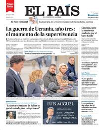 Portada El País 2024-02-25