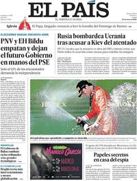 Portada El País 2024-03-25